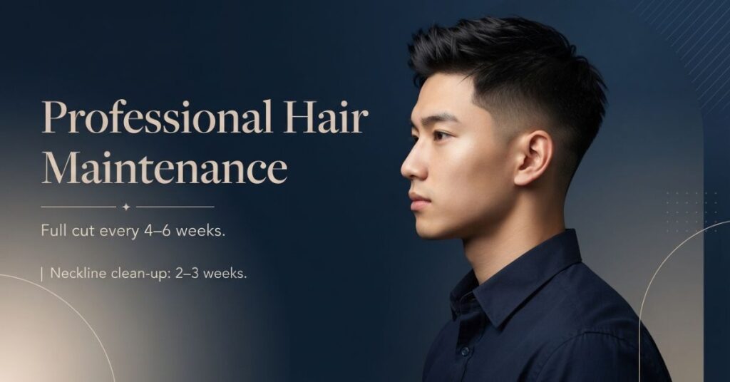 How do you maintain a low taper fade perm?