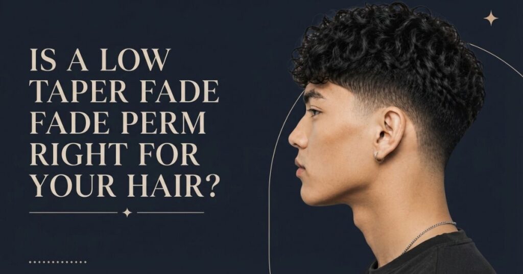 Is a low taper fade perm right for your hair?