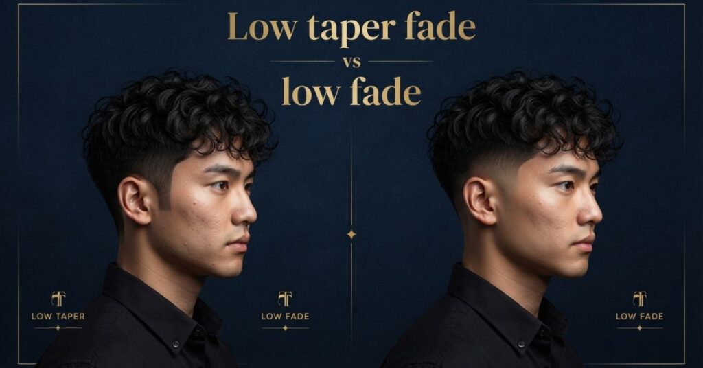 Low taper fade vs low fade: what's the difference?