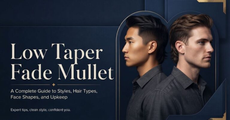 Low Taper Fade Mullet
