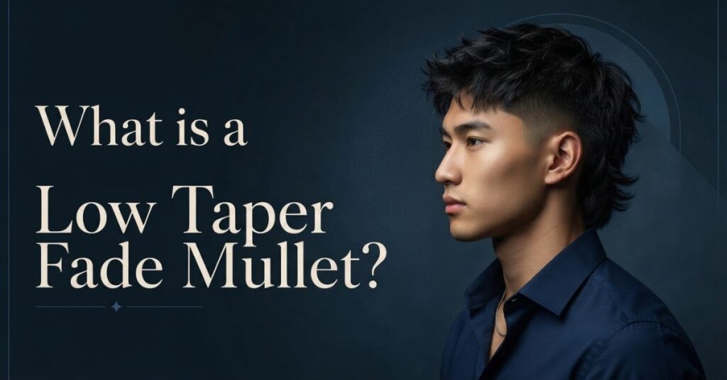 What is a low taper fade mullet?