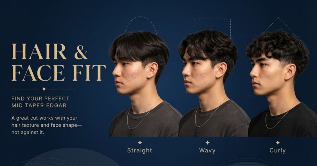 Is a mid taper Edgar right for your hair and face?
