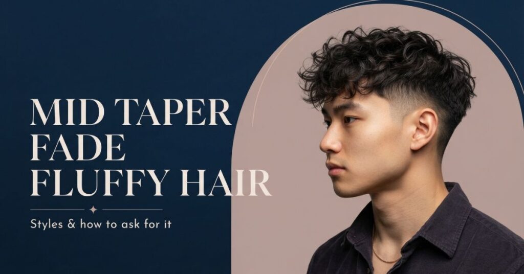 Mid Taper Fade Fluffy Fringe