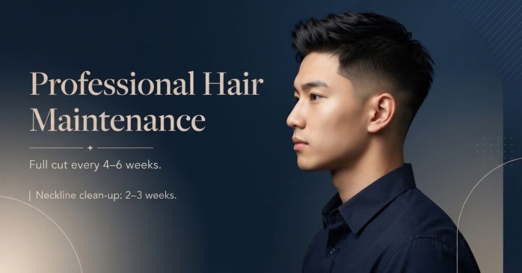 How often to maintain a low taper fade