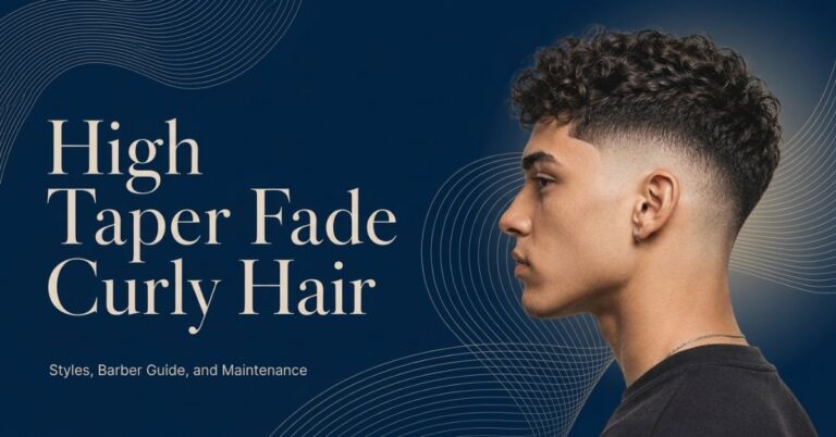 High Taper Fade Curly Hair