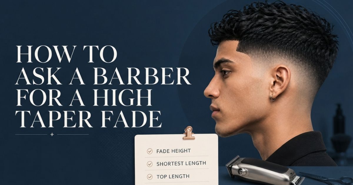 How do you ask a barber for a high taper fade