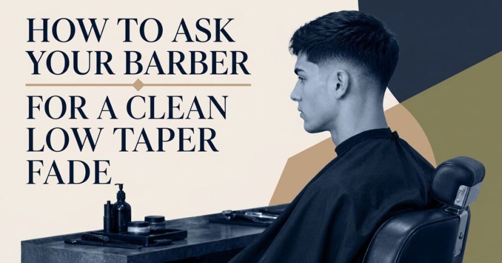 How to ask your barber for a clean low taper fade
