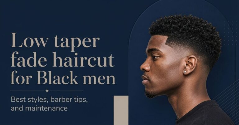 Low Taper Fade Haircut for Black Men