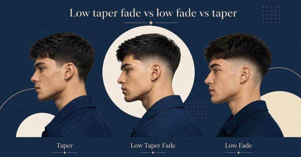 Low taper fade vs low fade vs taper