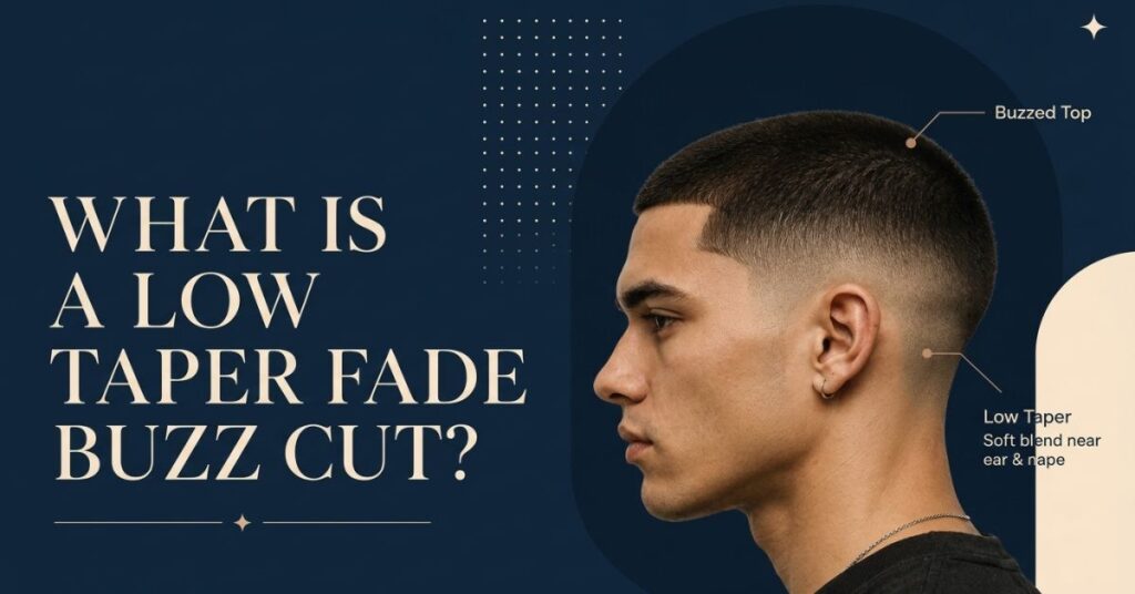 What is a low taper fade buzz cut