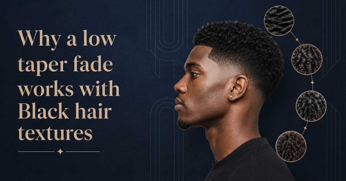 Why a Low Taper Fade Works With Black Hair Textures