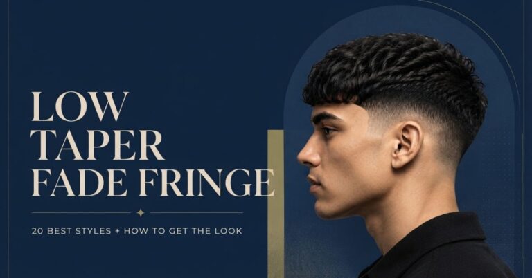 low taper fade fringe