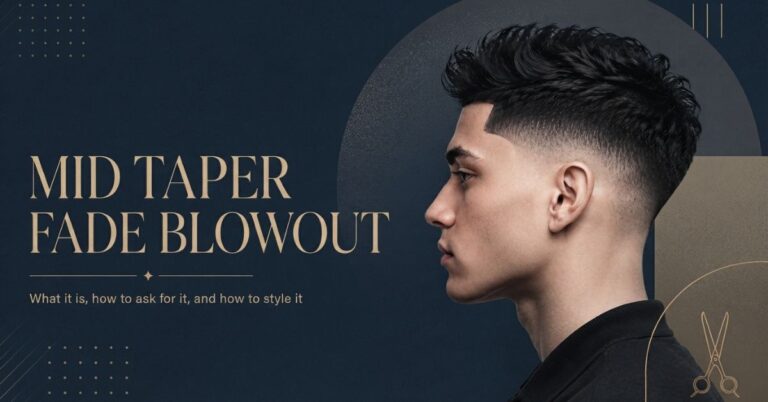 mid taper fade blowout